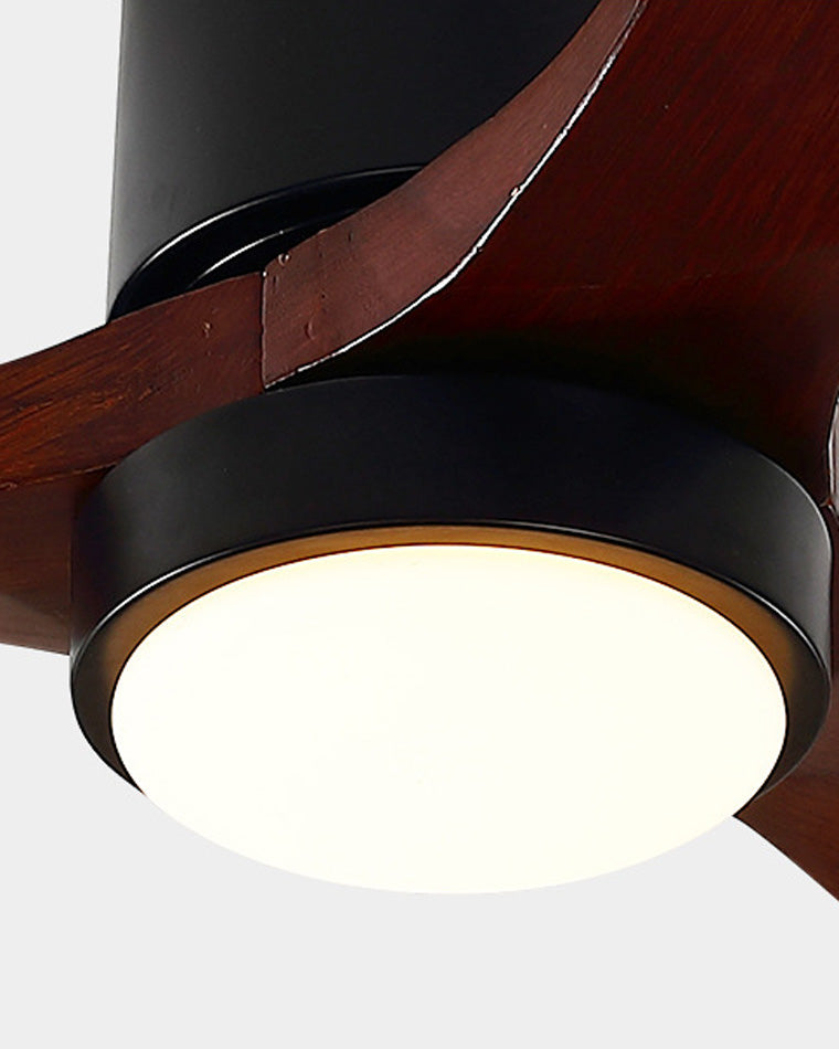 WOW Mid-century Modern Hugger Ceiling Fan Lamp-wow5067