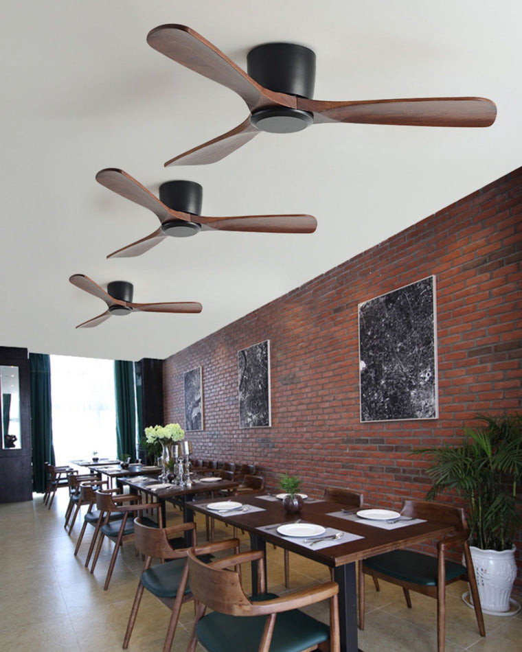 WOW Large Low Profile Ceiling Fan Lamp-wow5052