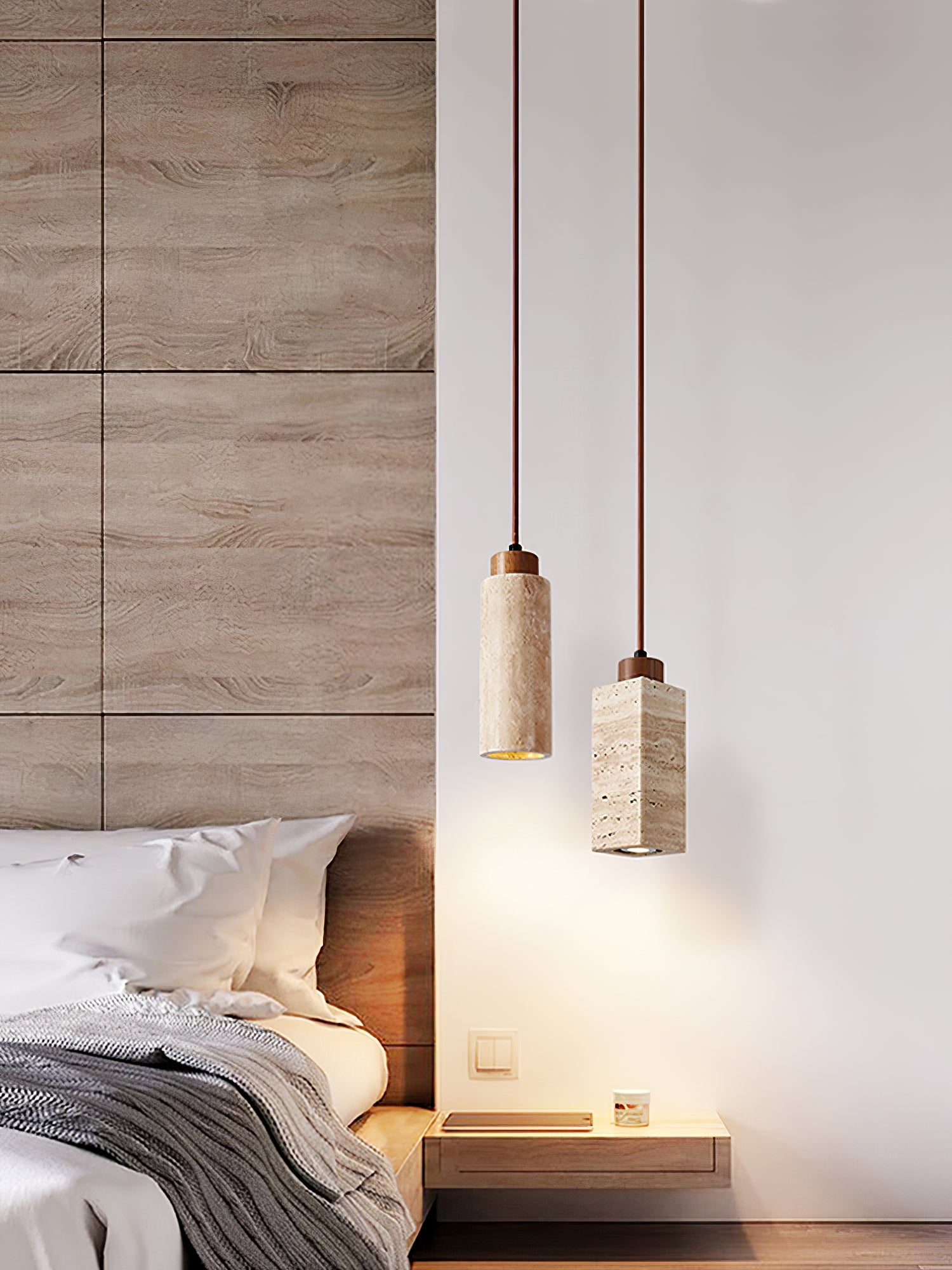 WOW Solvara Travertine Pendant Lamp