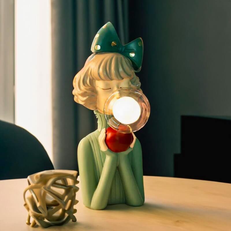 Blowing Bubbles Girl
