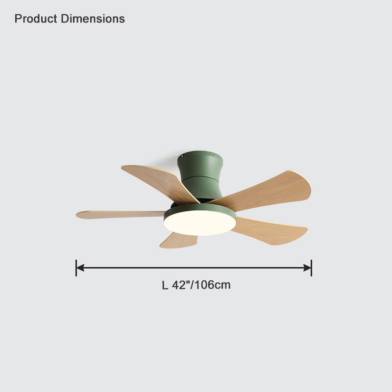 WOW Scandi Low Profile Ceiling Fan Lamp-wow5086