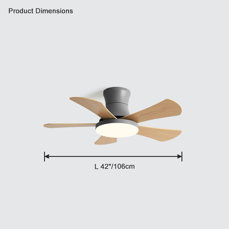 WOW Scandi Low Profile Ceiling Fan Lamp-wow5086