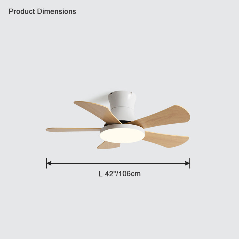 WOW Scandi Low Profile Ceiling Fan Lamp-wow5086