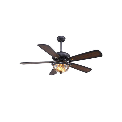 WOW Vintage Wood Ceiling Fan Lamp-wow5011