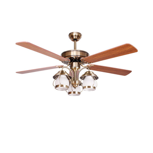 WOW 52in Vintage Ceiling Fan Chandelier-wow5031