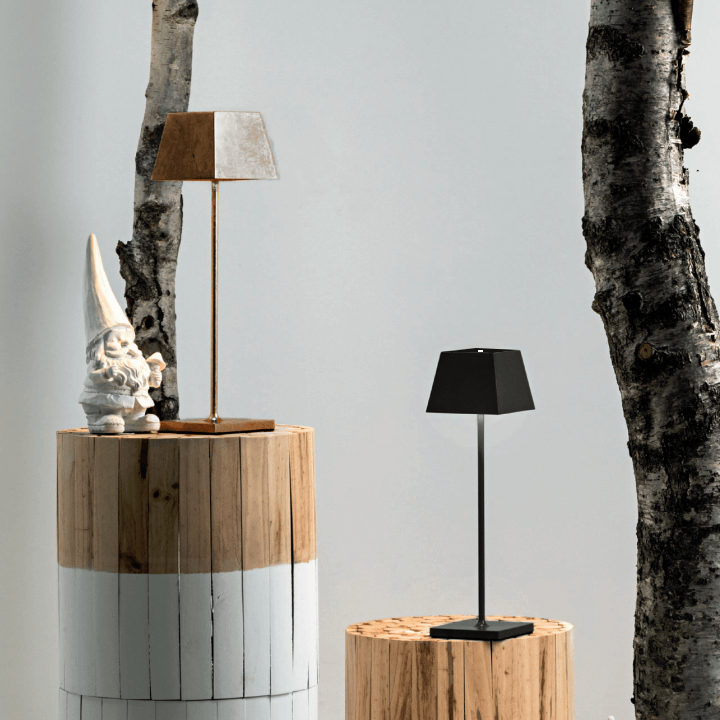 Rechargeable Dimmable Cordless Metal Table Lamp