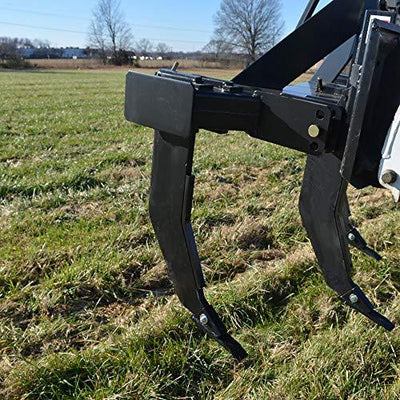 3 Shank Subsoiler Ground Ripper Fits 3 Point Tractor Cat 1 & 2 Quick Hitch Compatible