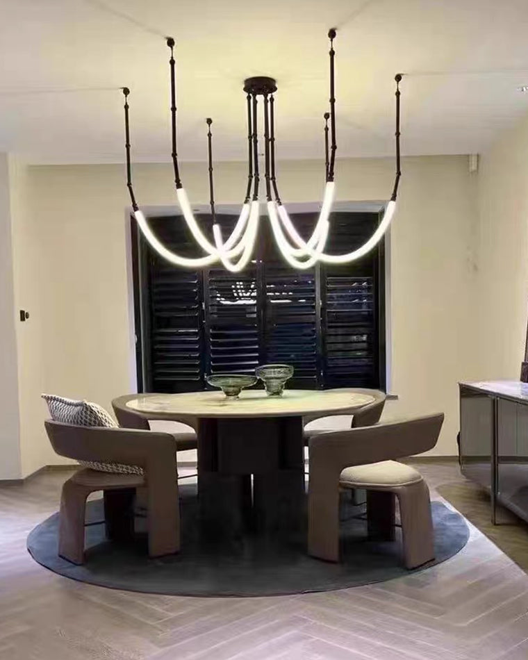 WOW Bamboo Rope LED Chandelier-wow2752