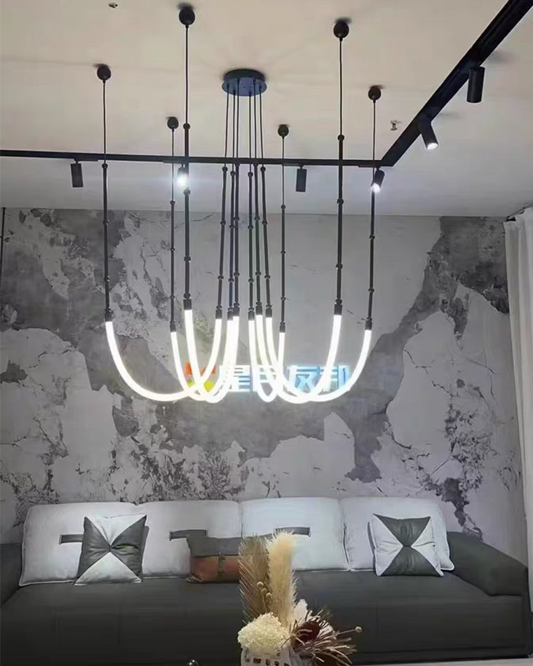 WOW Bamboo Rope LED Chandelier-wow2752
