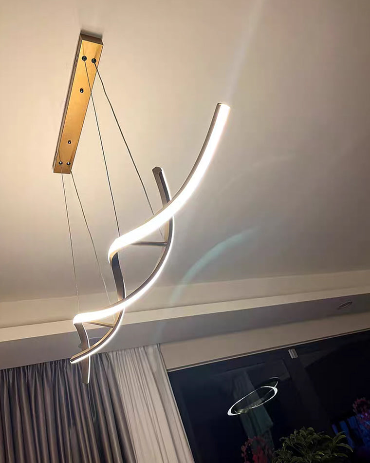 WOW Spiral Led Horizontal Chandelier-wow2764