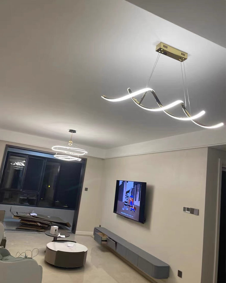 WOW Spiral Led Horizontal Chandelier-wow2764