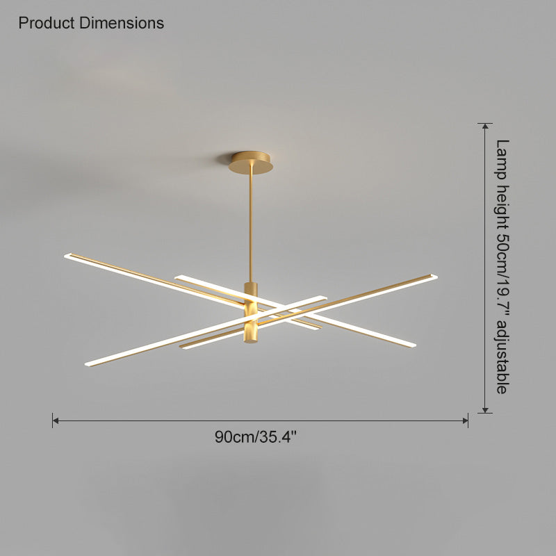 WOW Adjustable Linear Led Chandelier-wow2026