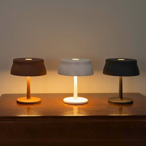 Mini Metal Mushroom Table Lamp