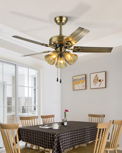 WOW Vintage Ceiling Fan Chandelier-WOW5018