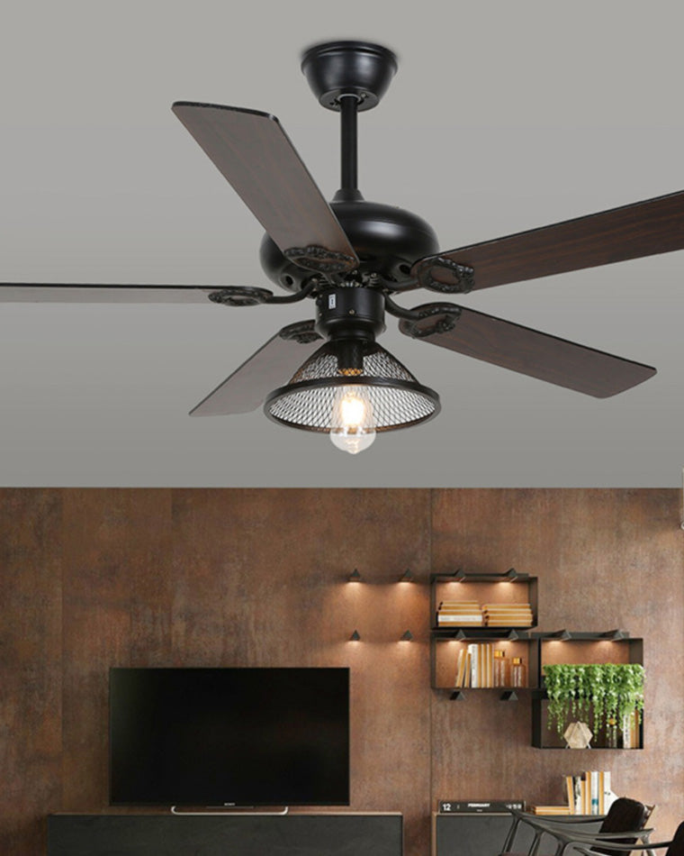 WOW 52in Industrial Ceiling Fan Lamp-wow5070