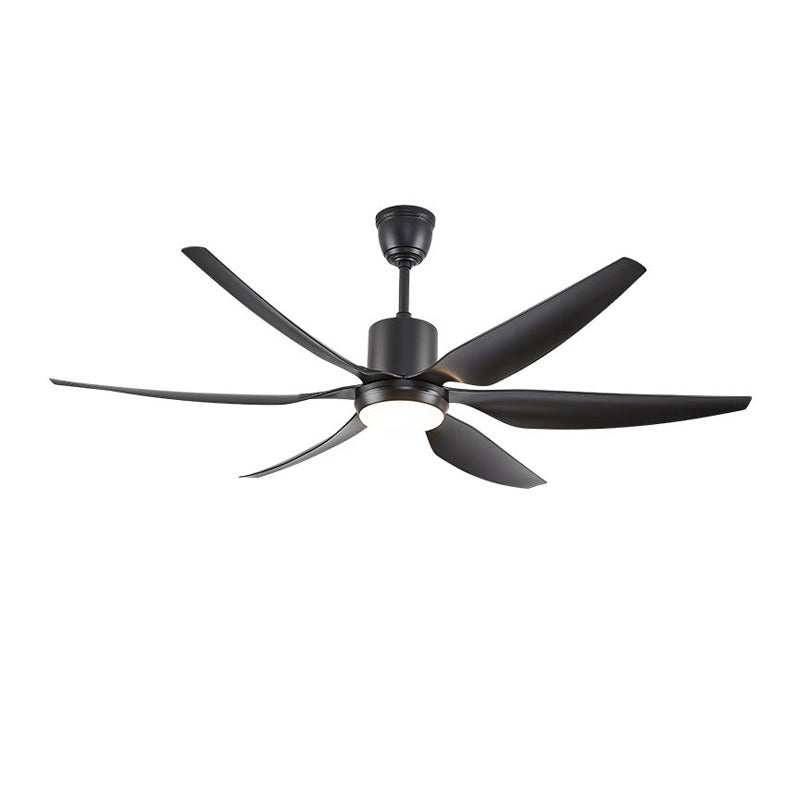 WOW 5 Black Blade Large Ceiling Fan Lamp-wow5042
