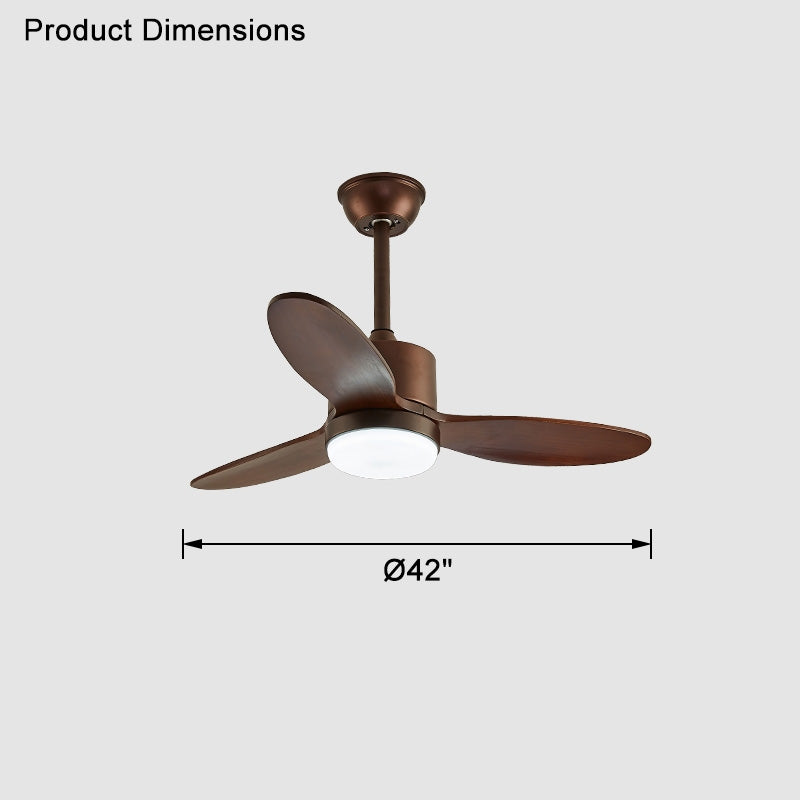 WOW Mid Century Modern Ceiling Fan Lamp-wow5043