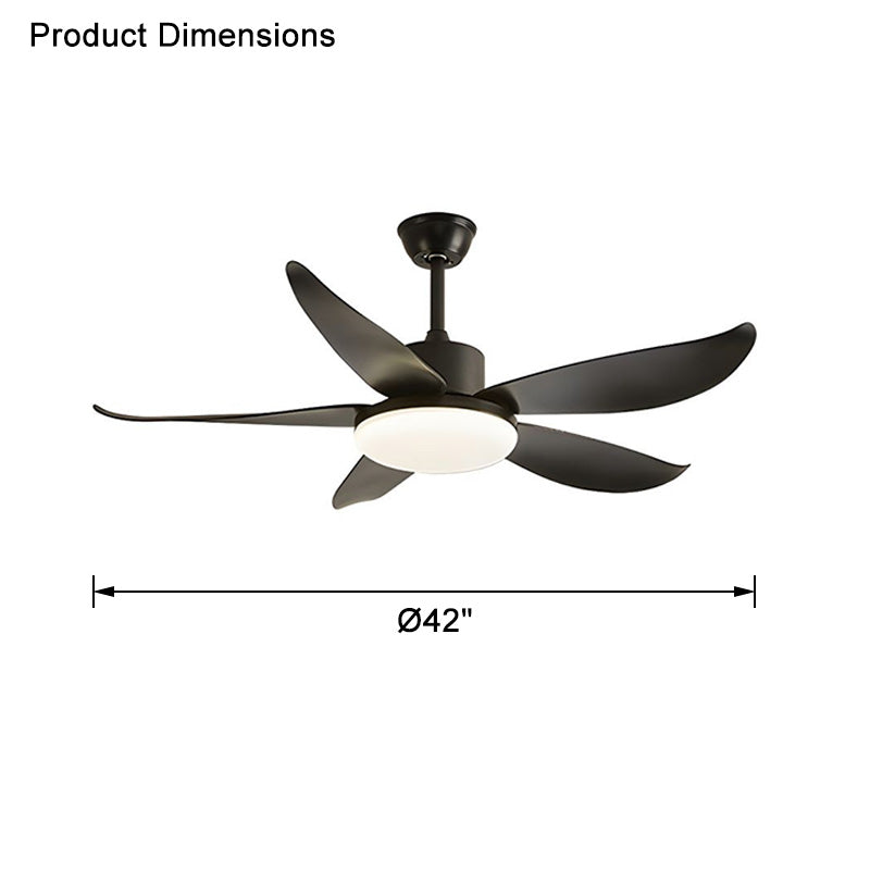 WOW 5 blade Modern Ceiling Fan Lamp-wow5049