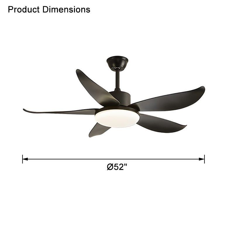 WOW 5 blade Modern Ceiling Fan Lamp-wow5049