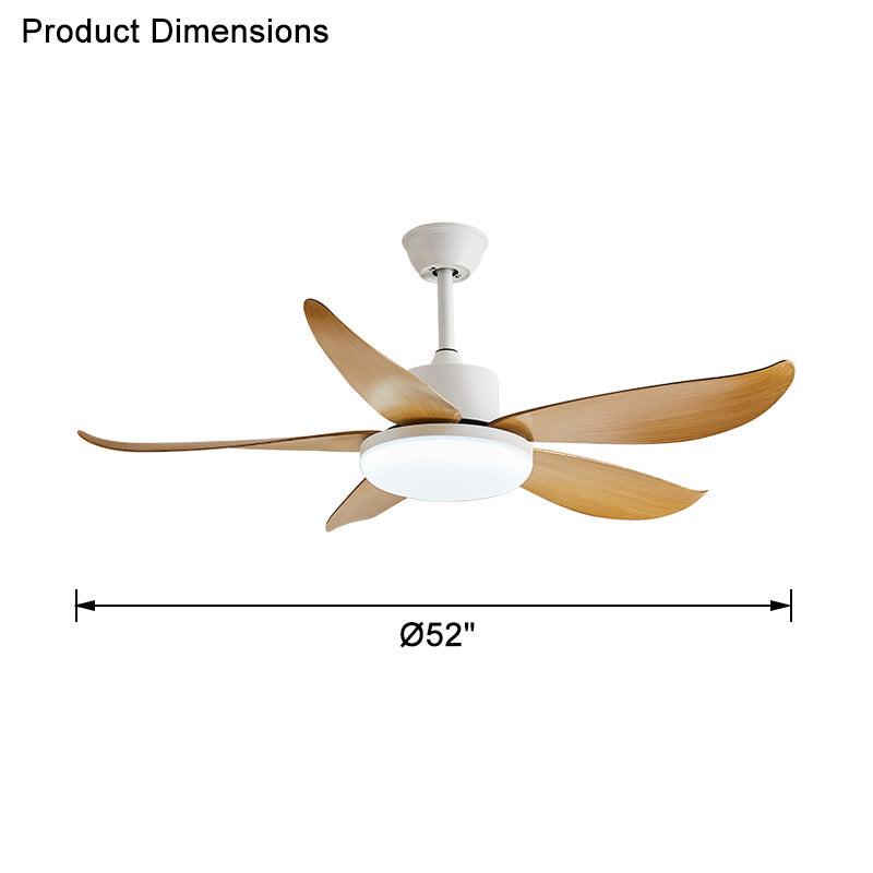 WOW 5 blade Modern Ceiling Fan Lamp-wow5049