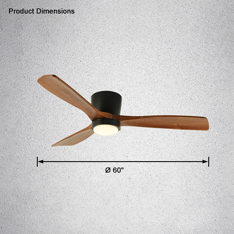WOW Large Low Profile Ceiling Fan Lamp-wow5052