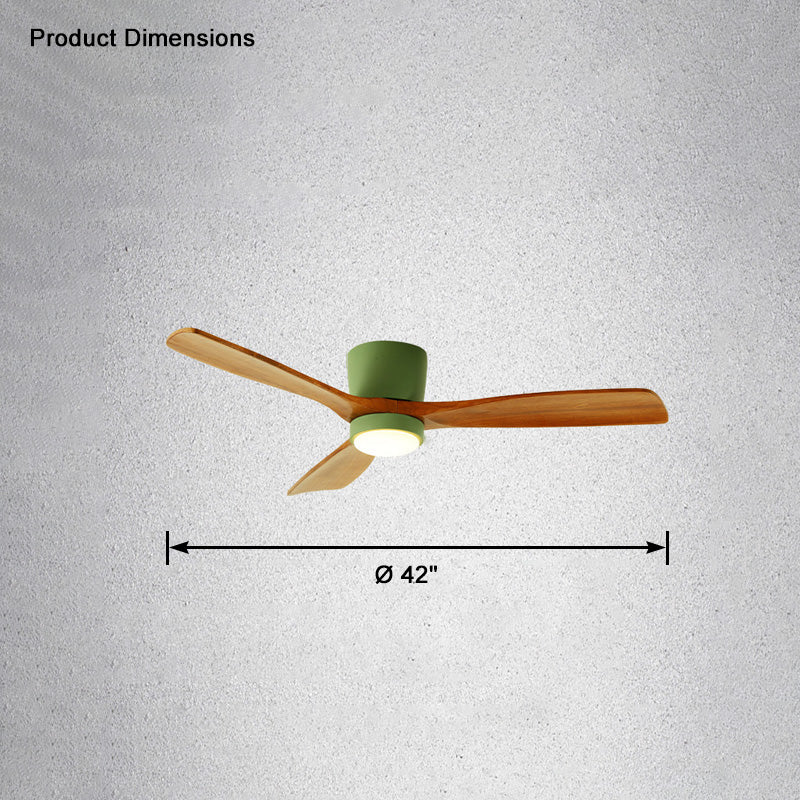 WOW Large Low Profile Ceiling Fan Lamp-wow5052