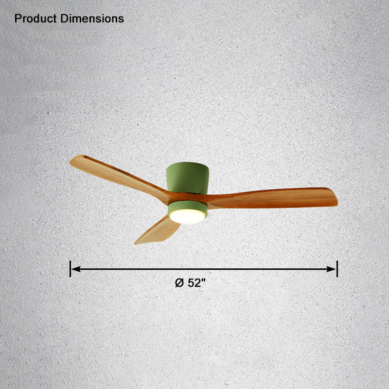 WOW Large Low Profile Ceiling Fan Lamp-wow5052