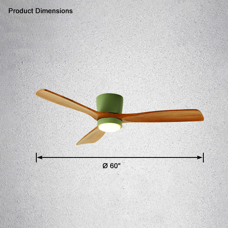 WOW Large Low Profile Ceiling Fan Lamp-wow5052
