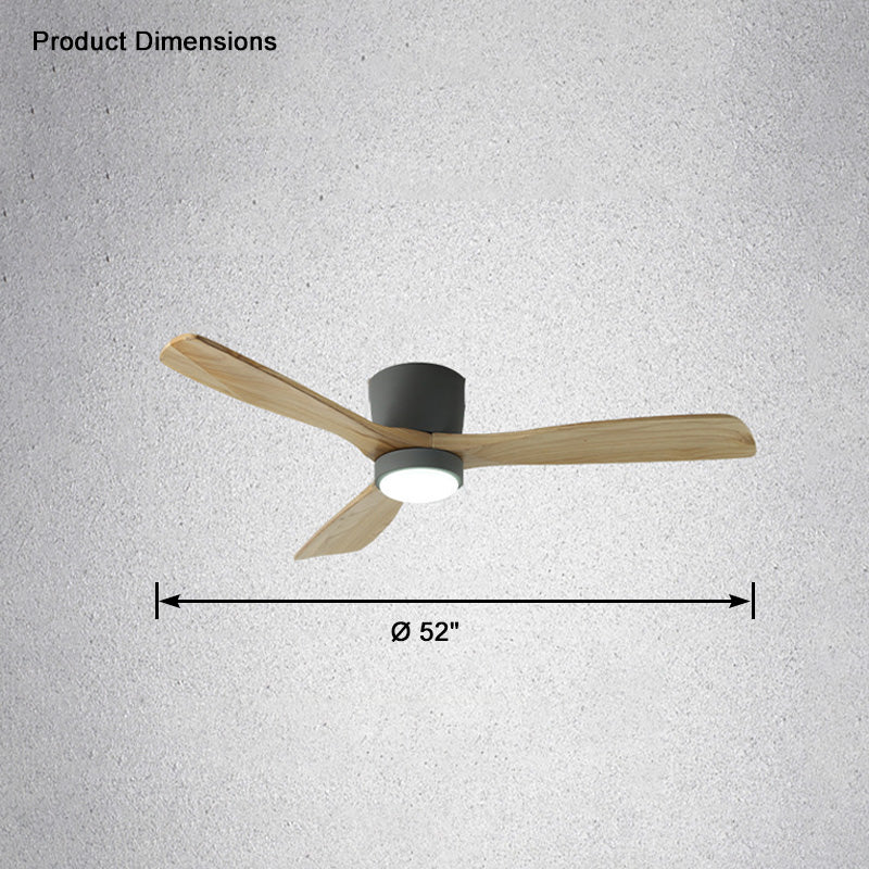 WOW Large Low Profile Ceiling Fan Lamp-wow5052