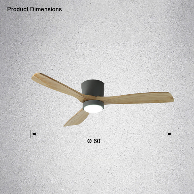 WOW Large Low Profile Ceiling Fan Lamp-wow5052