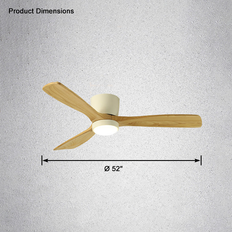 WOW Large Low Profile Ceiling Fan Lamp-wow5052