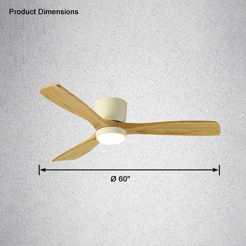 WOW Large Low Profile Ceiling Fan Lamp-wow5052