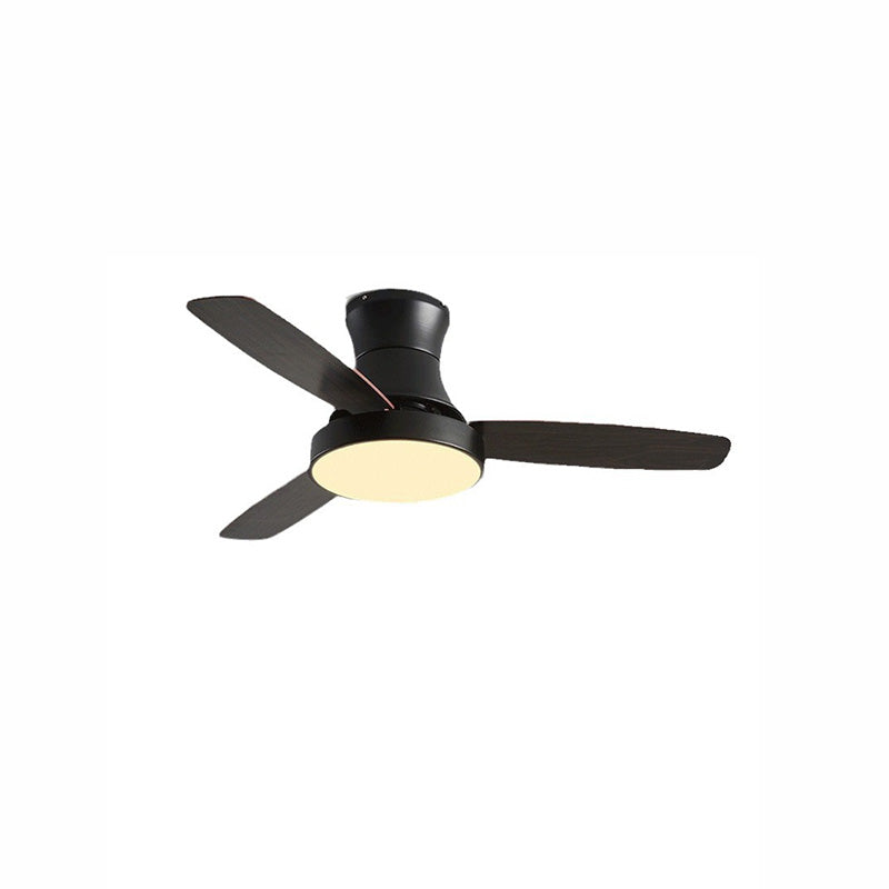 WOW Black Low Profile Ceiling Fan Lamp-wow5053