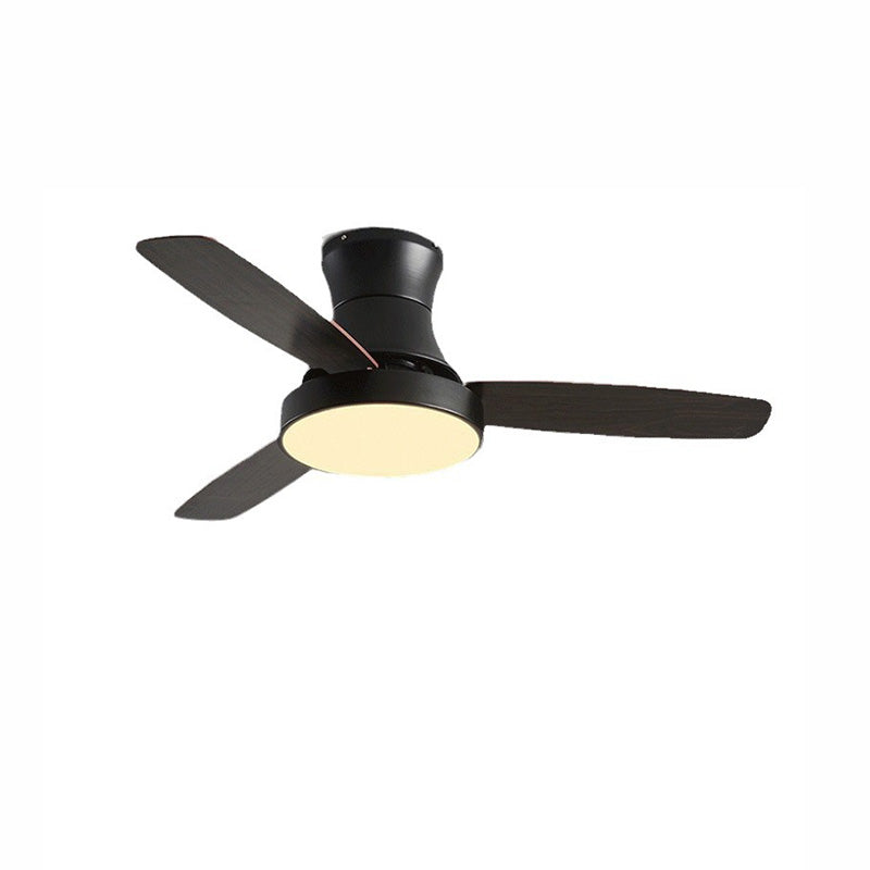 WOW Black Low Profile Ceiling Fan Lamp-wow5053