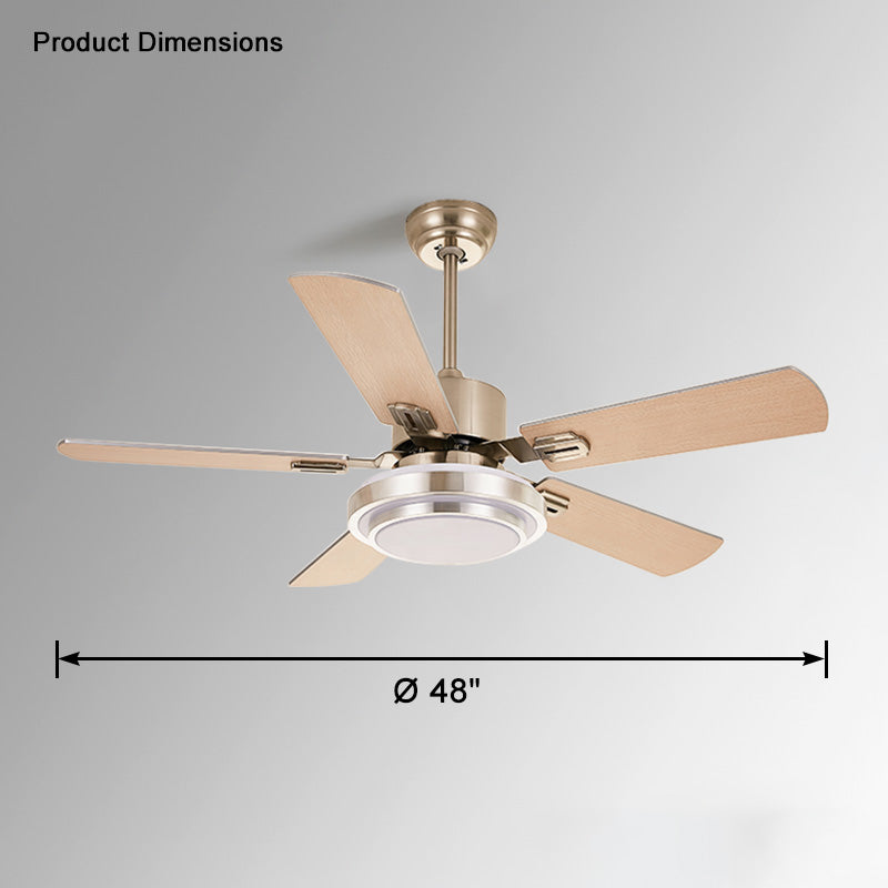 WOW Stainless Steel Ceiling Fan Lamp-wow5057