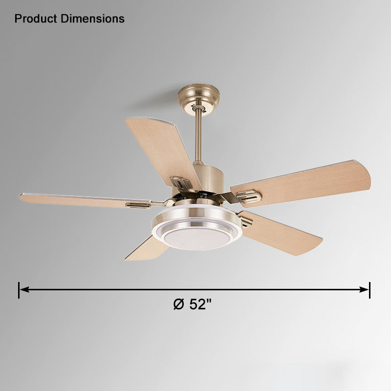 WOW Stainless Steel Ceiling Fan Lamp-wow5057
