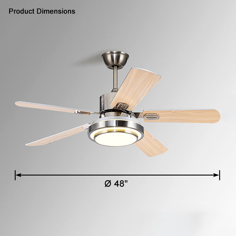 WOW Stainless Steel Ceiling Fan Lamp-wow5057