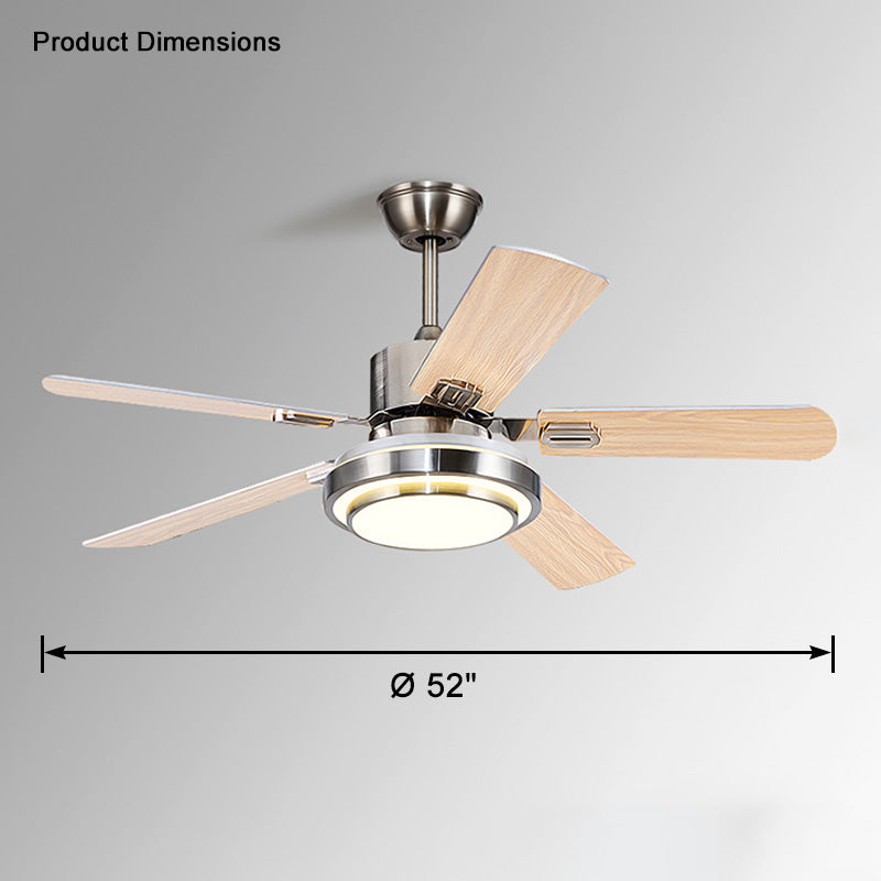 WOW Stainless Steel Ceiling Fan Lamp-wow5057
