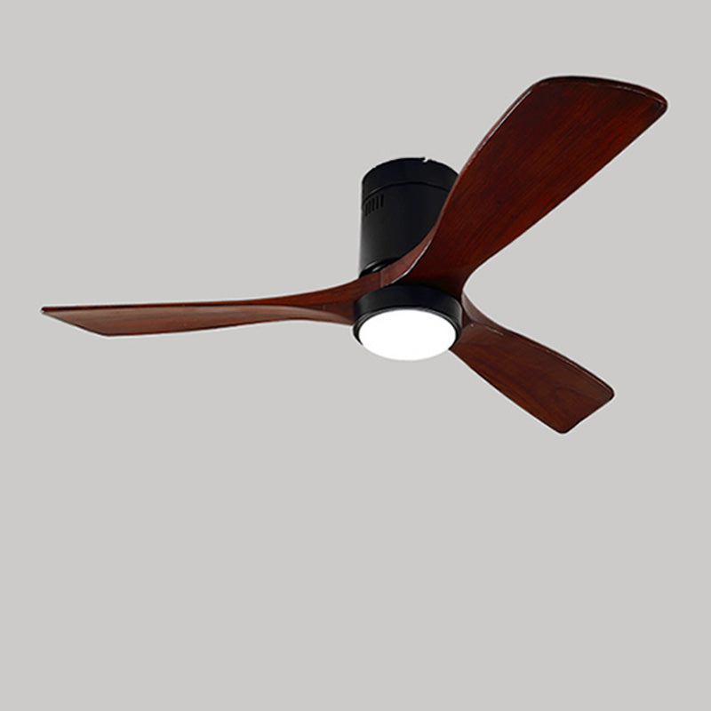 WOW Mid-century Modern Hugger Ceiling Fan Lamp-wow5067