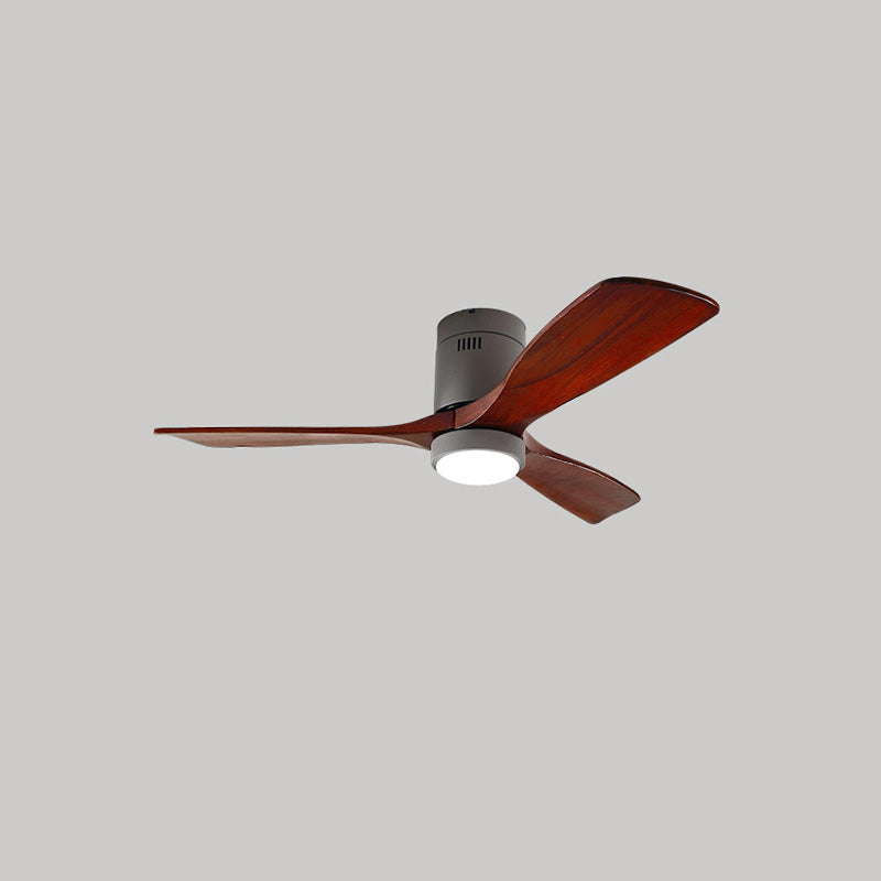 WOW Mid-century Modern Hugger Ceiling Fan Lamp-wow5067