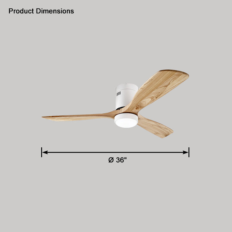 WOW Mid-century Modern Hugger Ceiling Fan Lamp-wow5067