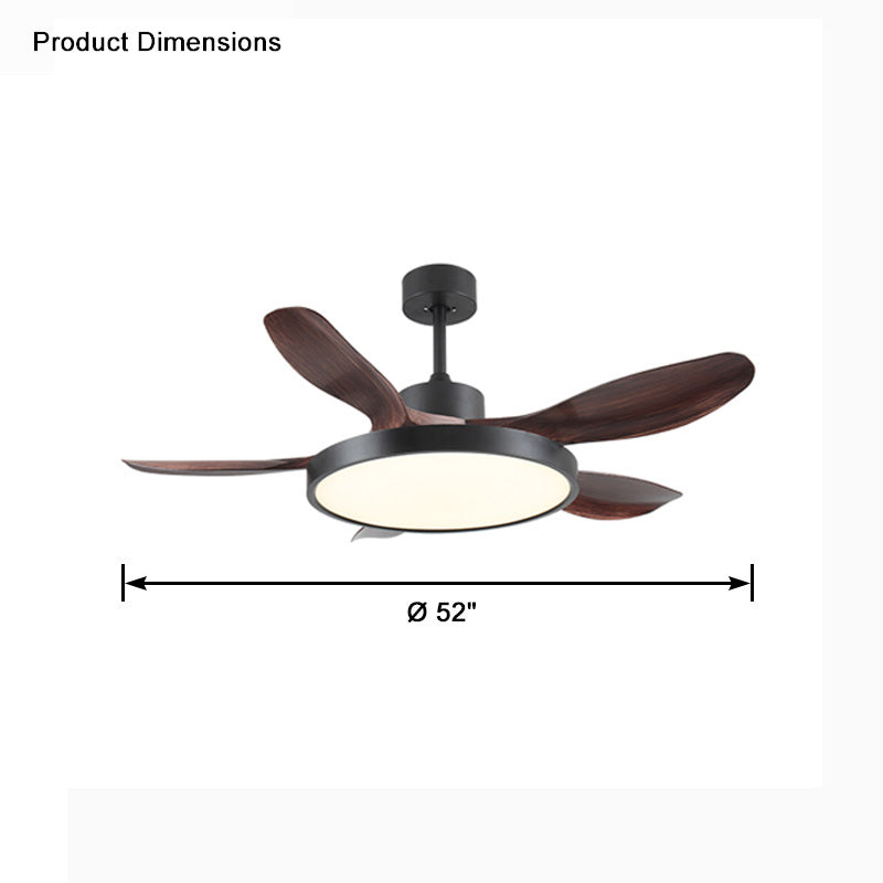 WOW 5 Blade Large Ceiling Fan Lamp-wow5074
