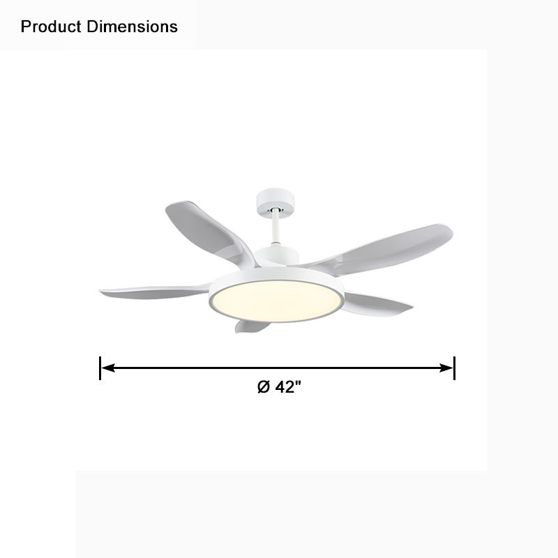 WOW 5 Blade Large Ceiling Fan Lamp-wow5074