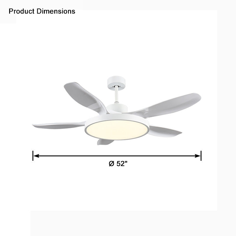 WOW 5 Blade Large Ceiling Fan Lamp-wow5074