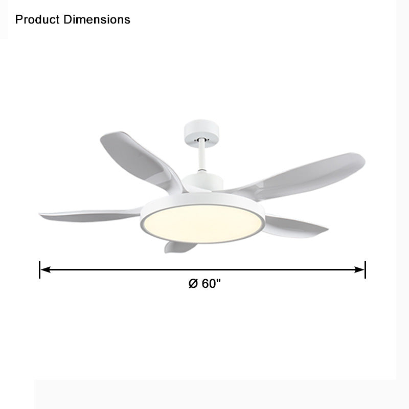 WOW 5 Blade Large Ceiling Fan Lamp-wow5074