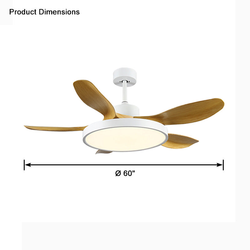 WOW 5 Blade Large Ceiling Fan Lamp-wow5074