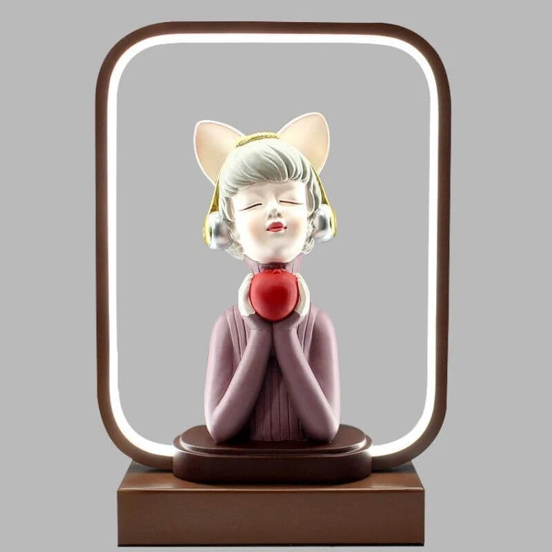 LED Cartoon Girl Lamp