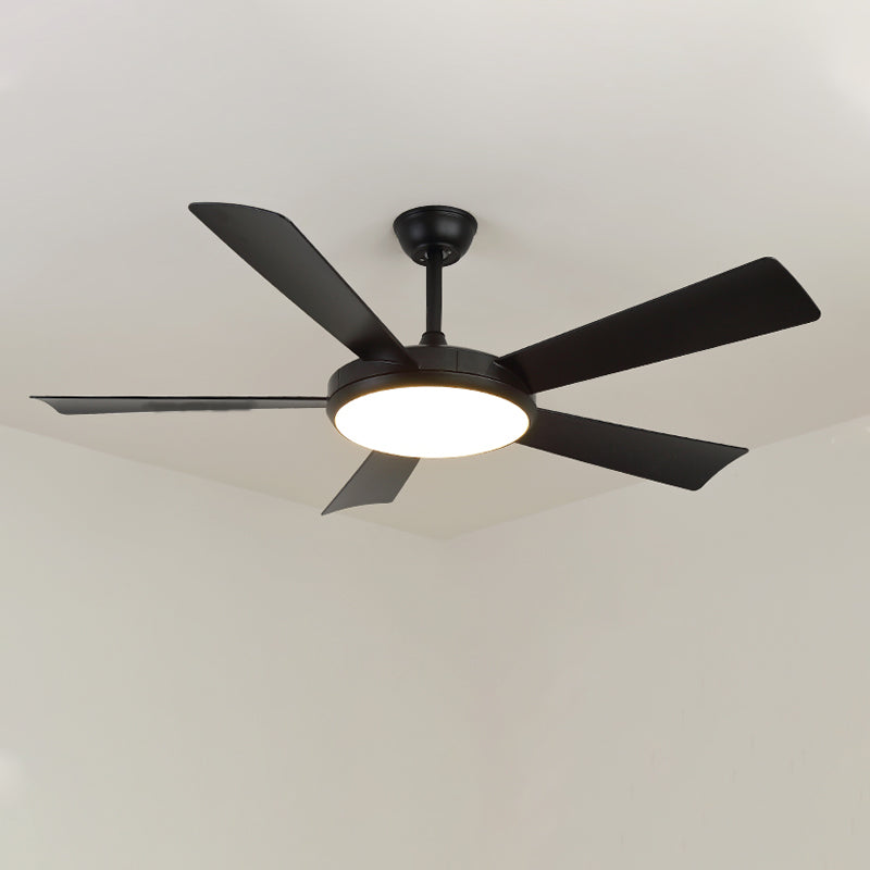 WOW 5 Blade Mid Century Modern Ceiling Fan Lamp-wow5113