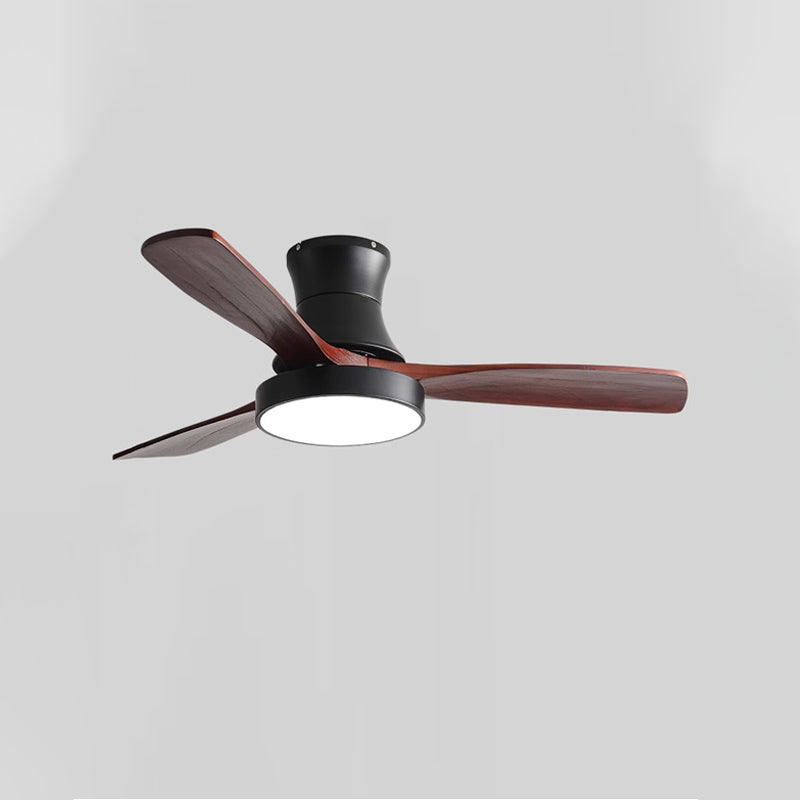 WOW 3 Wood Blade Hugger Ceiling Fan Lamp-wow5120