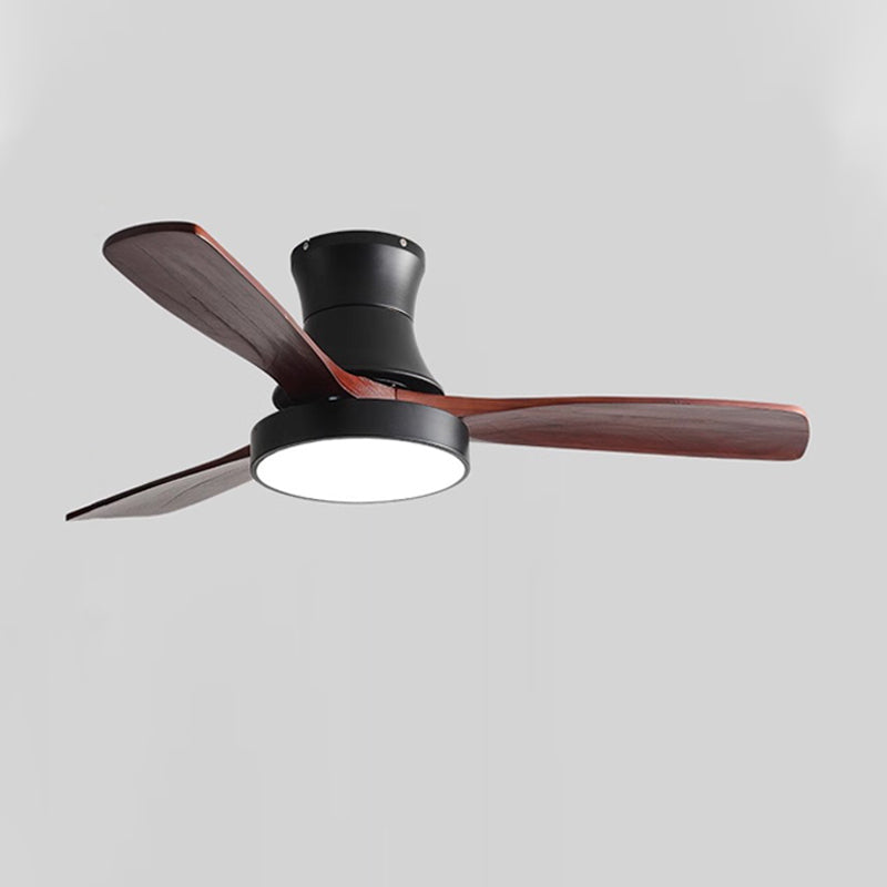 WOW 3 Wood Blade Hugger Ceiling Fan Lamp-wow5120